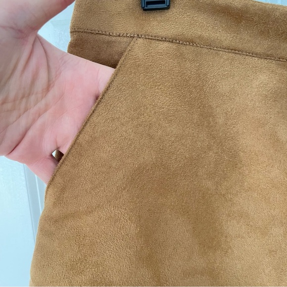 LC Lauren Conrad Lace Up Front Faux Suede Skirt - Picture 6 of 12